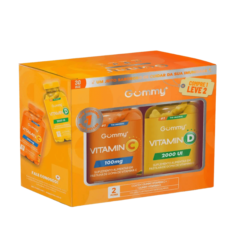 Kit Gummy Vitamina C 100mg 30 gomas + Vitamina D 2000UI 30 gomas.png